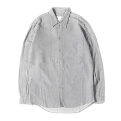 HELMUT LANG ヘルムートラング シャツ サイズ:38/15 / 90s - 00s 本人期 プレーン フランネル シャツ / グレー / イタリア製 / トップス カジュアルシャツ 長袖【メンズ】【中古】のサムネイル