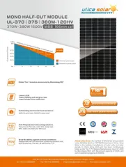 ■380W太陽光パネル/W単価19円■10枚/ユリカソーラー/茨城県保管/■在庫一斉処分によりクリアランスセール！！