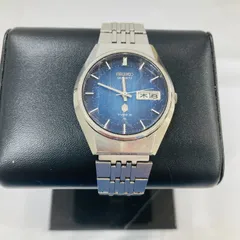 A【メンズ腕時計】SEIKO セイコー 4623-8000 TYPE II クオーツ デイデイト 青色文字盤