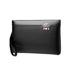 『大特価』ビジネス 小銭入 カジュアル 6枚カード収納 フォーマル 9.7インチのipad収納可B5 冠婚葬祭 バッグ 結婚式 クラッチ 二次会 メンズ 披露宴バッグ セカンドバッグ 紳士用 2way革 男性用 [Whatna] 黑