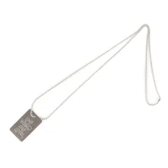 STUSSY ステューシー 00s 名古屋 栄チャプト 5周年記念モデル ドッグタグ ネックレス シルバー アクセサリー ストリート ブランド【メンズ】のサムネイル