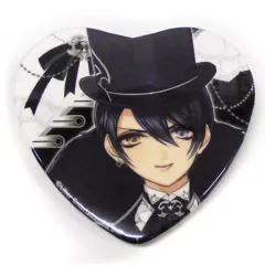 【中古】バッジ・ピンズ エヴァ・アームストロング 「アイ★チュウ ハート缶バッジ 5周年記念ver.」