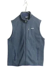 【お得なクーポン配布中!】 パタゴニア ベターセーター ベスト メンズ XL 18年製 Patagonia フリース セーター 前開き フルジップ アウトドア 重ね着 大きいサイズ 紺