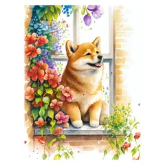 ☆ 68四角ビーズ ☆ ダイヤモンドアート ダイヤモンドアート キット ダイアモンドアート 犬 イヌ キットセット ダイヤモンドペインティング ツールセット ダイヤモンド絵画 ビーズアート ツール ビーズ おしゃれ 可愛い かわいい オシャレ 手芸 趣味