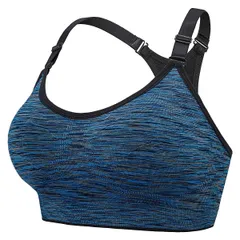 スポーツブラ 揺れない スポブラ ヨガ フィットネス ジム用 ストレッチ ランニング ウォーキング　筋トレ トレーニング 黒 黄 青 ha-004