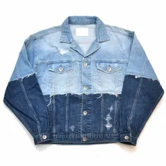 GYDA ジェイダ switchingバイカラーデニムGジャン ジャケット 072120210401 Fサイズ レディース