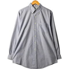 古着 ブルックスブラザーズ Brooks Brothers 長袖 ボタンダウン コットンストライプシャツ メンズL相当/eaa567425
