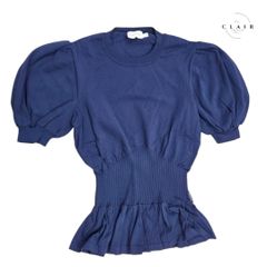 【新品未使用】Moncler 半袖ニット 9084100　99197 741 ネイビー