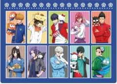 【中古】収納・携帯用アイテム 01.集合(描き下ろしイラスト) プレミアムポストカードホルダー 「ブルーロック×サンリオキャラクターズ」