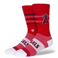 STANCE スタンス CLOSER LAA CREW SOCKS (RED) ソックス 靴下 MLB チームソックス ロサンゼルス・エンゼルス LA Angels