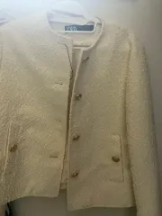 ZARA(ザラ) スクラッチャー クロップド ジャケット 5854 25 ツイードジャケット