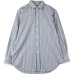 古着 ラルフローレン Ralph Lauren POLO by Ralph Lauren ANDREW 長袖 コットンストライプシャツ メンズM相当/eaa591759