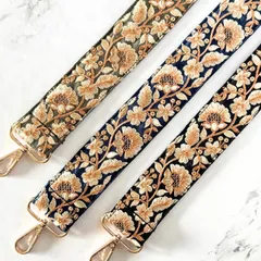 インド刺繍リボン ショルダーベルト スマホショルダー ショルダーストラップ 斜めがけ 太め Classic