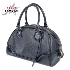LOUIS VUITTON ルイヴィトン エピ ボーリングモンテーニュPM カーフ ブラック レザー M59322 ボストンバッグ ミニボストン ハンドバッグ レディース 400471【中古】