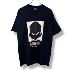 90s DA LINK WENT WEAR Print T-Shirt 【L】 90年代 Tシャツ 宇宙人 ストリート street シングルステッチ VINTAGE USED ヴィンテージ ビンテージ 古着