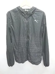 ◇ Θ PUMA プーマ ジャージ 長袖 ジップアップ パーカー サイズXL ブラック レディース E  【1410230015146】