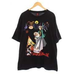기크스룰 GEEKS RULE 루팡 3세 카리오스트로의 성 SILKSCREEN PRINTING T SHIRT vol.02 실크 스크린 프린트 T셔츠 vol.02 반소매 크루넥 일러스트 XXL 블랙 블랙/BB