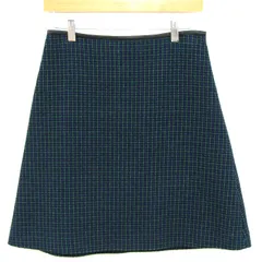 マッキントッシュフィロソフィー 台形スカート ボトムス レディース 38サイズ グリーン×ブルー系 MACKINTOSH PHILOSOPHY 【中古】