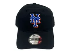 NEWERA (ニューエラ) 9TWENTY ニューヨーク・メッツ ベースボールキャップ CAP MLB 60235230 F ブラック ウィメンズ/043