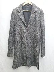 ◇ FOREVER 21 フォーエバー トゥエンティーワン 長袖 チェスターコート サイズ<!-利用不可文字-!> ブラック ホワイト メンズ P  【1407260047704】のサムネイル
