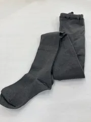暖かいウール混無地タイツ　JM-Lチャコール