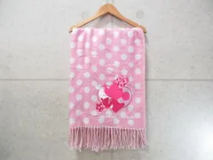 Disney ディズニー マフラー ストール ミニーマウス ドット柄 ピンク系