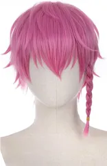 黒名蘭世 ウィッグ かつら コスプレウィッグ コスプレ 前髪 30cm カール 男性ファッション カツラ 耐熱 イメチェン ハロウィン クリスマス 仮装 イベント wig ネット付き