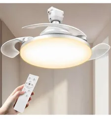 シーリングファンライト LED ファン付き照明 8-10畳 E26口金のサムネイル