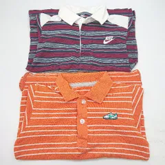 ◇ ⊂ ◎ 《 NIKE ナイキ まとめ売り2点セット サイズ120 キッズ ポロシャツ メンズ 》 E  【1412090026171】