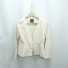 ◇ ⊂ Swingle スウィングル ノーカラー 長袖 ジャケット サイズS ベージュ レディース E  【1501230008839】のサムネイル