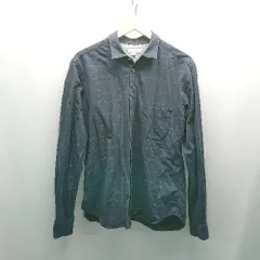 ◇ BEAUTY＆YOUTH UNITED ARROWS 格子 チェック柄 シンプル カジュアル 長袖 シャツ サイズXL ネイビー系 レディース E  【1307260039344】