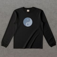 和柄長袖Tシャツ　小紋 胡麻 -彩・円- ［長袖］