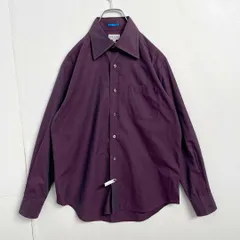 ポールスミス　ヴィンテージ　ワイドカラー　玉虫系　長袖シャツ　ワインレッド　Mサイズ Paul Smith メンズ