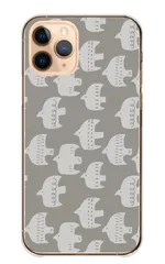 iPhone15Pro ケース カバー iPhone15 プロ スマホケース ハードケース 北欧柄 北欧 鳥 大人かわいい 可愛い かわいい くすみカラー パターン シンプル カラー03