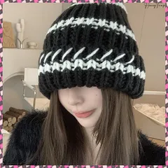 送料無料 ニット帽 レディース 防寒帽子 韓国秋冬 配色ニットキャップ 折り畳み カジュアル あったか 暖かい 厚手 ニットぼうし おしゃれ ファッショ小物 アウトドア旅行 寒さ対策ニット帽 小顔ニットキャップ 新作 暖かい 帽子