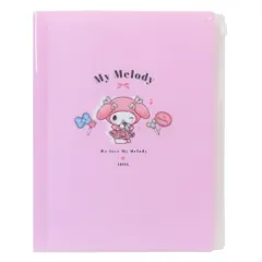 マイメロディ ポケットファイル ファスナー付き6ポケットクリアファイル A4 IDOL サンリオ カミオジャパン 新学期準備文具 キャラクター グッズ 