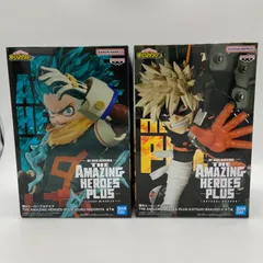 未開封　僕のヒーローアカデミア　2点セット THE AMAZING HEROES-PLUS-IZUKU MIDORIYAｰ緑谷出久　ｰKATUKI BAKUGOU Ⅱ　爆豪勝己　プライズ　フィギュア　バンダイ　バンダイナムコ　バンプレスト