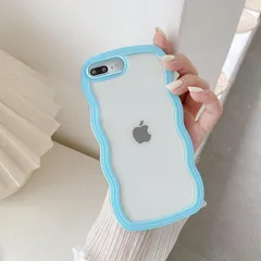 QLTYPRI iPhone 7 Plusケース iPhone 8 Plusケース クリア TPUカバー おしゃれ 韓国 可愛い 透明 薄型 軽量 耐衝撃 スマホケース ワイヤレス充電対応 ストラップホール付き アイフォン 7 Plus/8 Plus ケー 0
