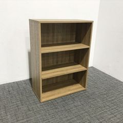 ウッド本棚 オープン書庫 レモダ ブラウン