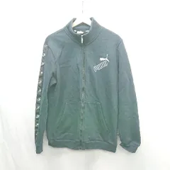 ◇ ⊇ PUMA プーマ 長袖 パーカー サイズL ネイビー メンズ E  【1501230020787】