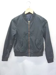 ◇ ⊇ green label relaxing UNITED ARROWS ジップアップ 長袖 ブルゾン サイズ36 ブラック レディース E  【1506180015104】