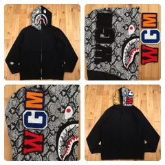 ★XL★ スネーク シャーク パーカー snake shark full zip hoodie a bathing ape BAPE エイプ ベイプ アベイシングエイプ