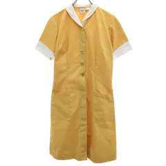 Fashion Seal Shane 90s オールド レトロ 半袖 ワンピース 14 イエロー系 Fashion Seal Shane レディース