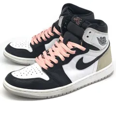 【倉吉店】 中古 NIKE | ナイキ スニーカー AIR JORDAN 1 HIGH OG ’BLEACHED CORAL’ 555088-108 グレー 26.5cm 【126】