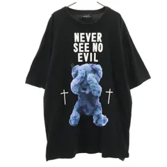 MILKBOY - milkboy NEVER SEE NO EVIL BEAR Tシャツ クマ 熊 MILK BOY(ミルクボーイ) / NEVER SEE NO EVIL/BEAR BIG TEE/くま