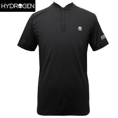 新品 ハイドロゲン ゴルフ Tシャツ メンズ 半袖 カットソー ヘンリーネック HYDROGEN GC0002 007