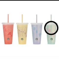 スターバックスミステリーカラーチェンジング リユーザブルコールドカップ710ml