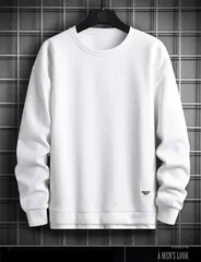 トレーナー メンズ 即購入OK 切り替え クルーネック シンプル ゆったり トップス プルオーバー 無地 カジュアル スウェット 長袖 秋新作hjfs200