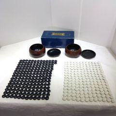 【任天堂】特上碁石セット プラスチック碁笥付 紙箱入り A424
