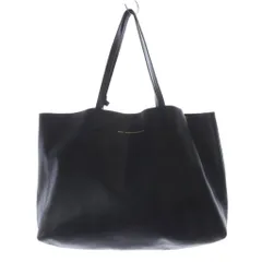 ウォントレスエッセンシャルデラヴィ WANT Les Essentiels DE LA VIE. レザートートバッグ ハンドバッグ ポーチ付き 黒